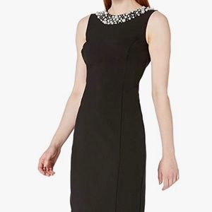 Calvin Klein sheath dress with matching shrug
